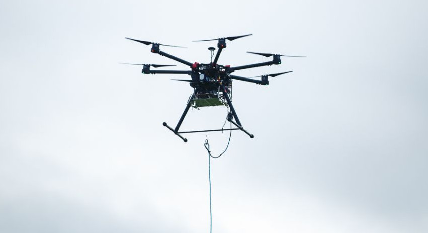 EE drone airmast 4G mobile