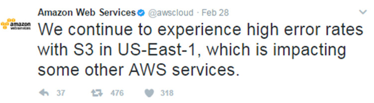 The simple typo that brought down Amazon Cloud 2