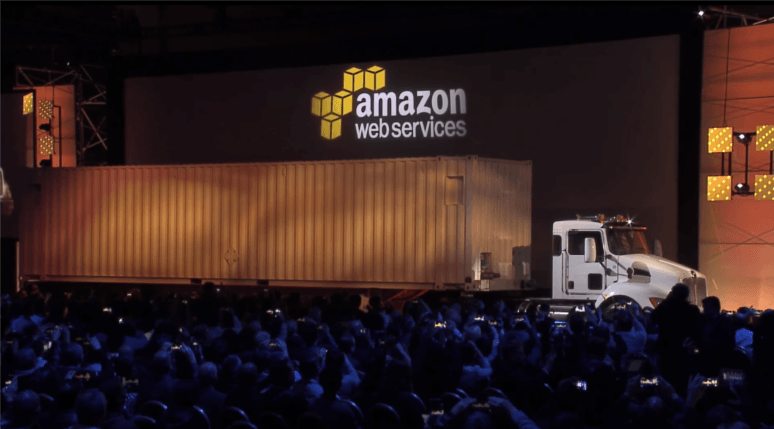 Latency Sneakernet Amazon data truck