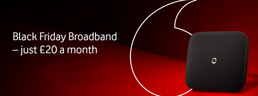 Black Friday broadband deals: Vodafone £20 fibre