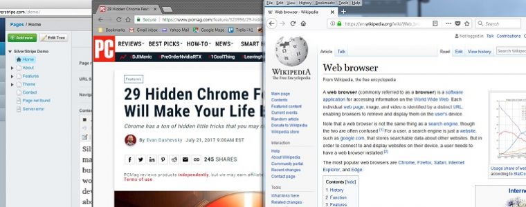The best and worst web browsers