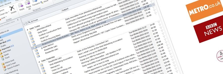 Should I set up an email account with my ISP?
