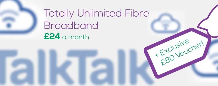 TalkTalk offers exclusive £80 reward to new fibre customers