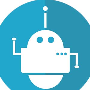 flat style illustration of a robot