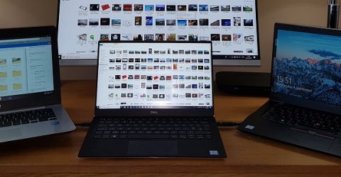 photo of multiple laptops