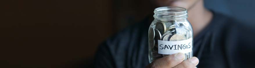 a jar of coins saved by getting a cheaper broadband deal