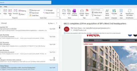 How to manage your email folders in Outlook
