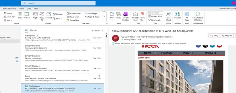 How to manage your email folders in Outlook